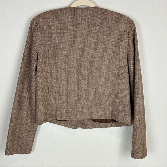 Vintage Pendleton Brown Wool Blazer & Midi Skirt Suit Set S - Picture 5 of 16